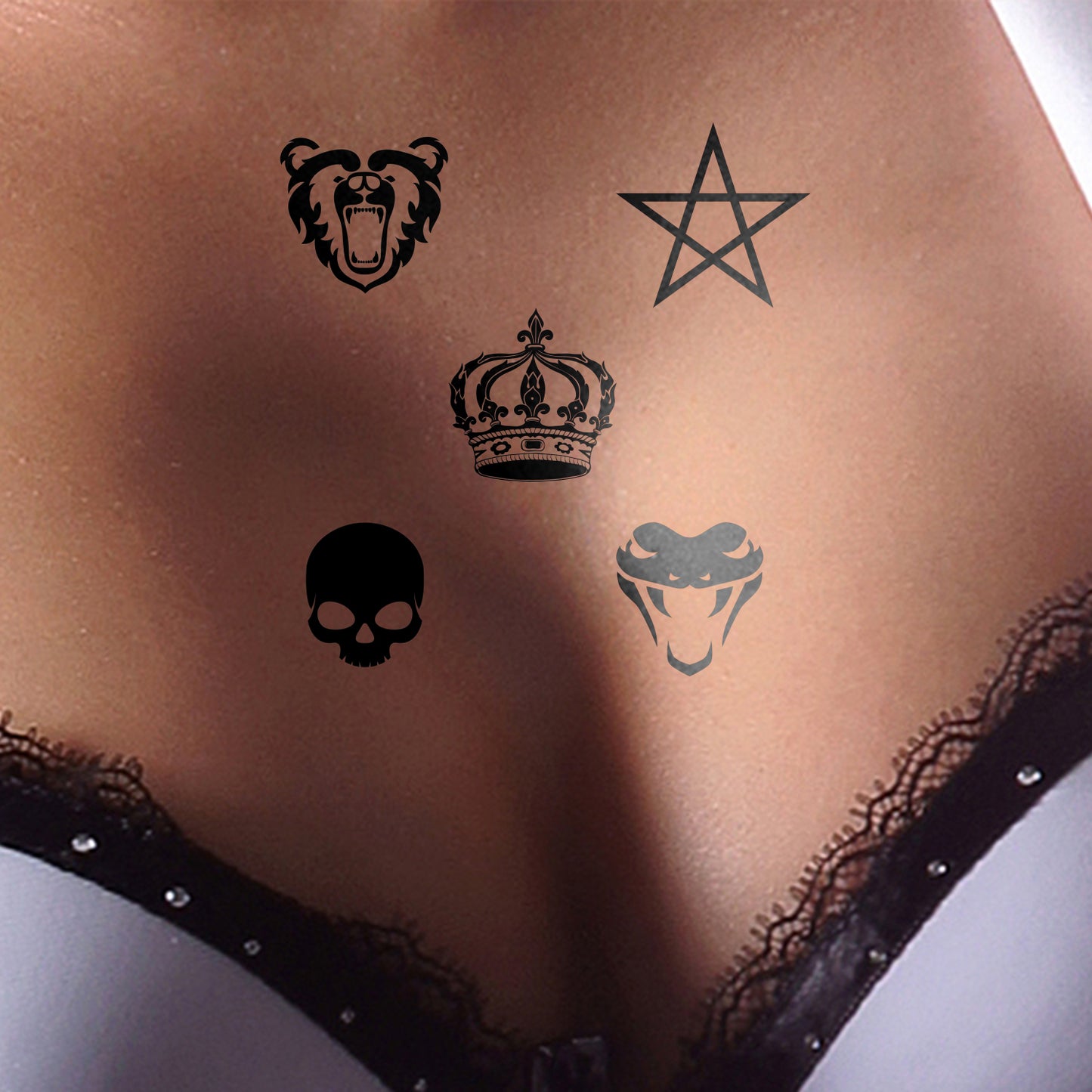 FU Temporary Tattoo Set